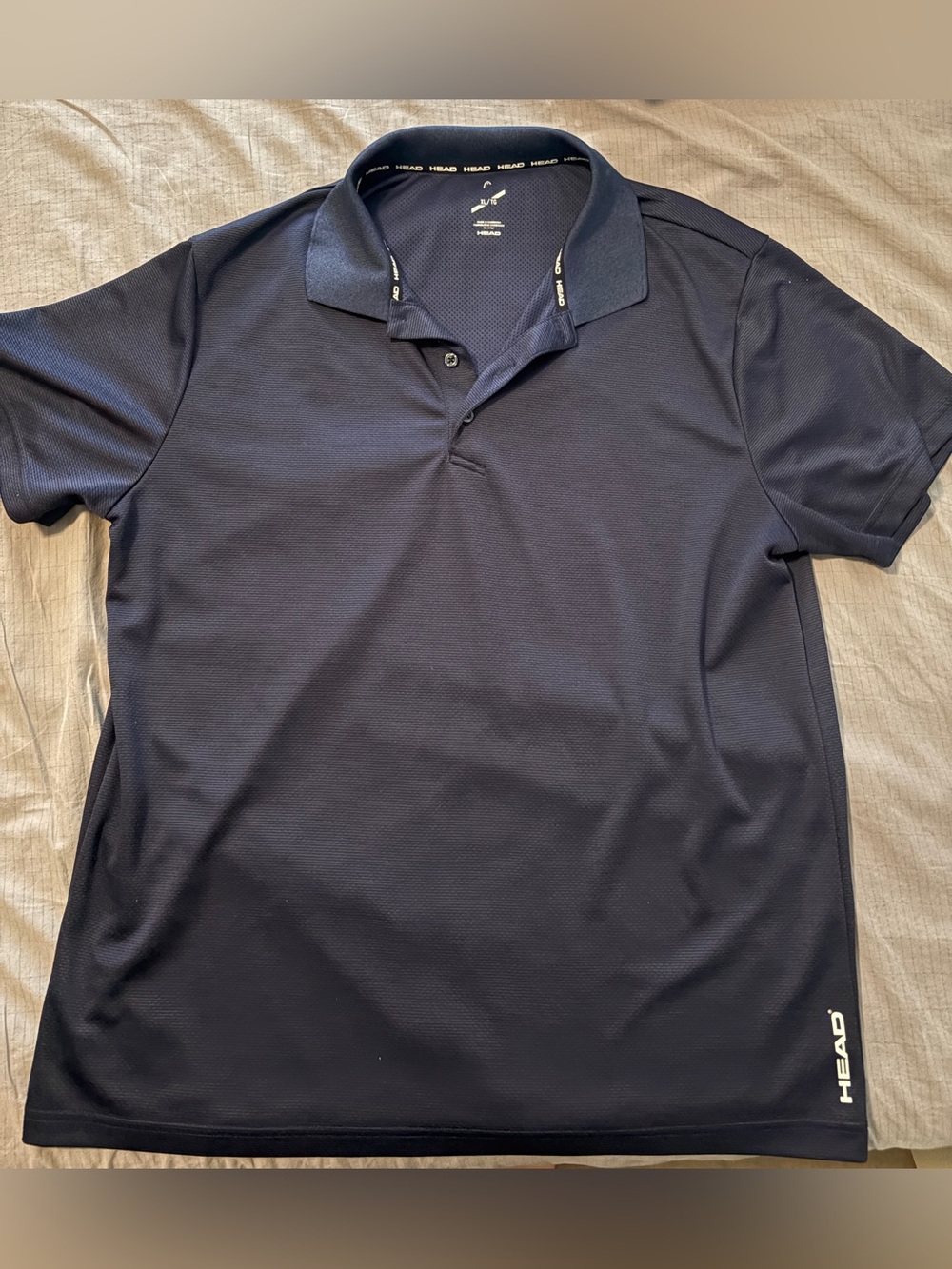 Bundle of 2: Head Men’s Golf Navy Polo Shirts Size XL